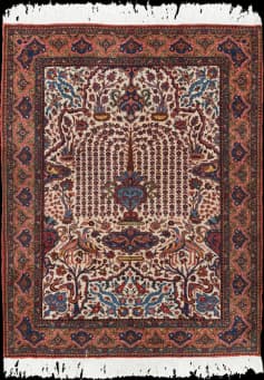 قالی بید مجنون 