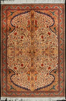 قالی چهارباغ 