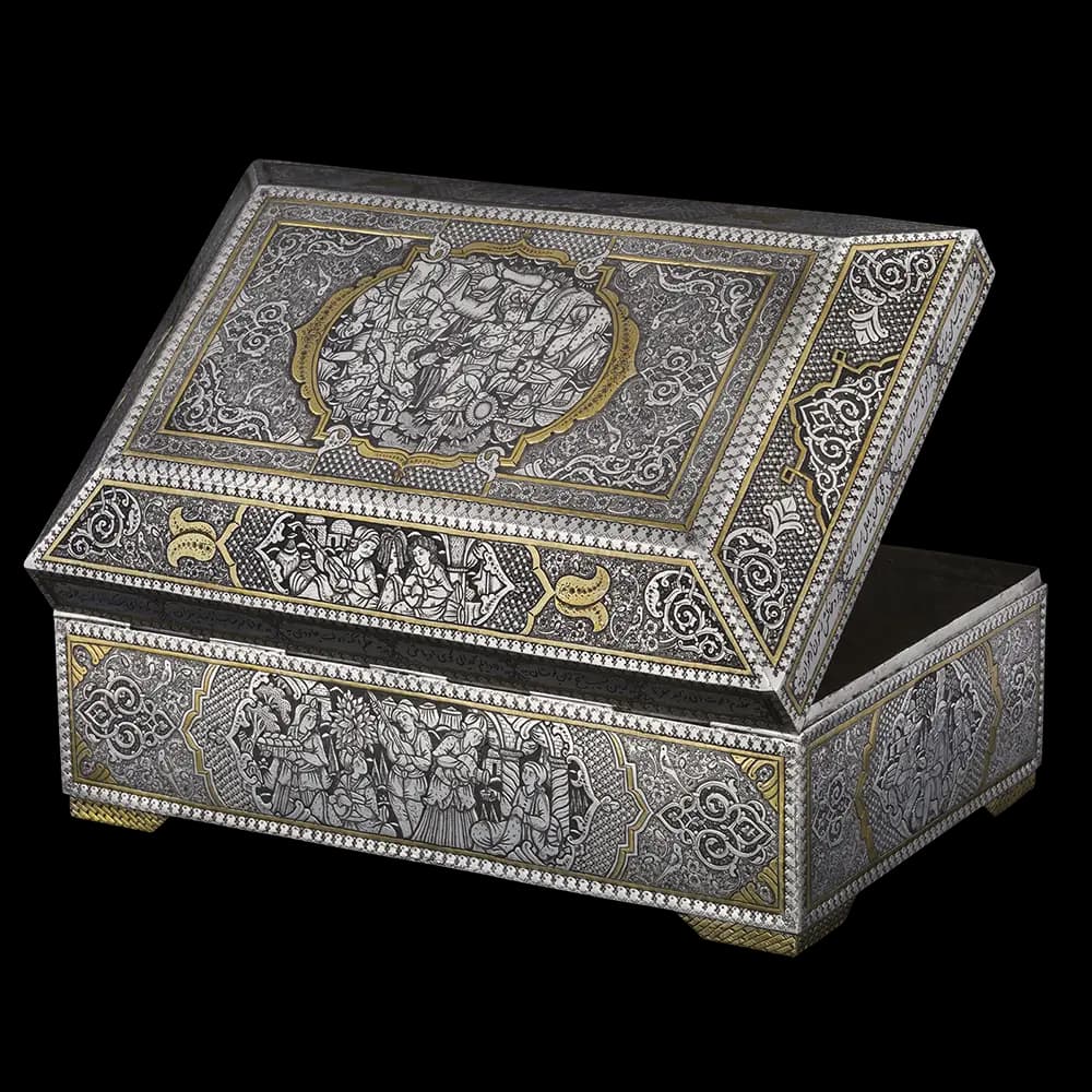 جعبه جواهرات قلمزنی