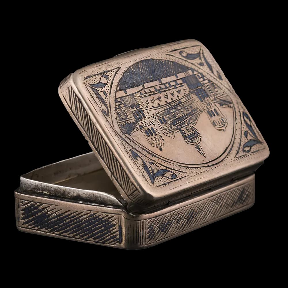 جعبه جواهرات قلمزنی