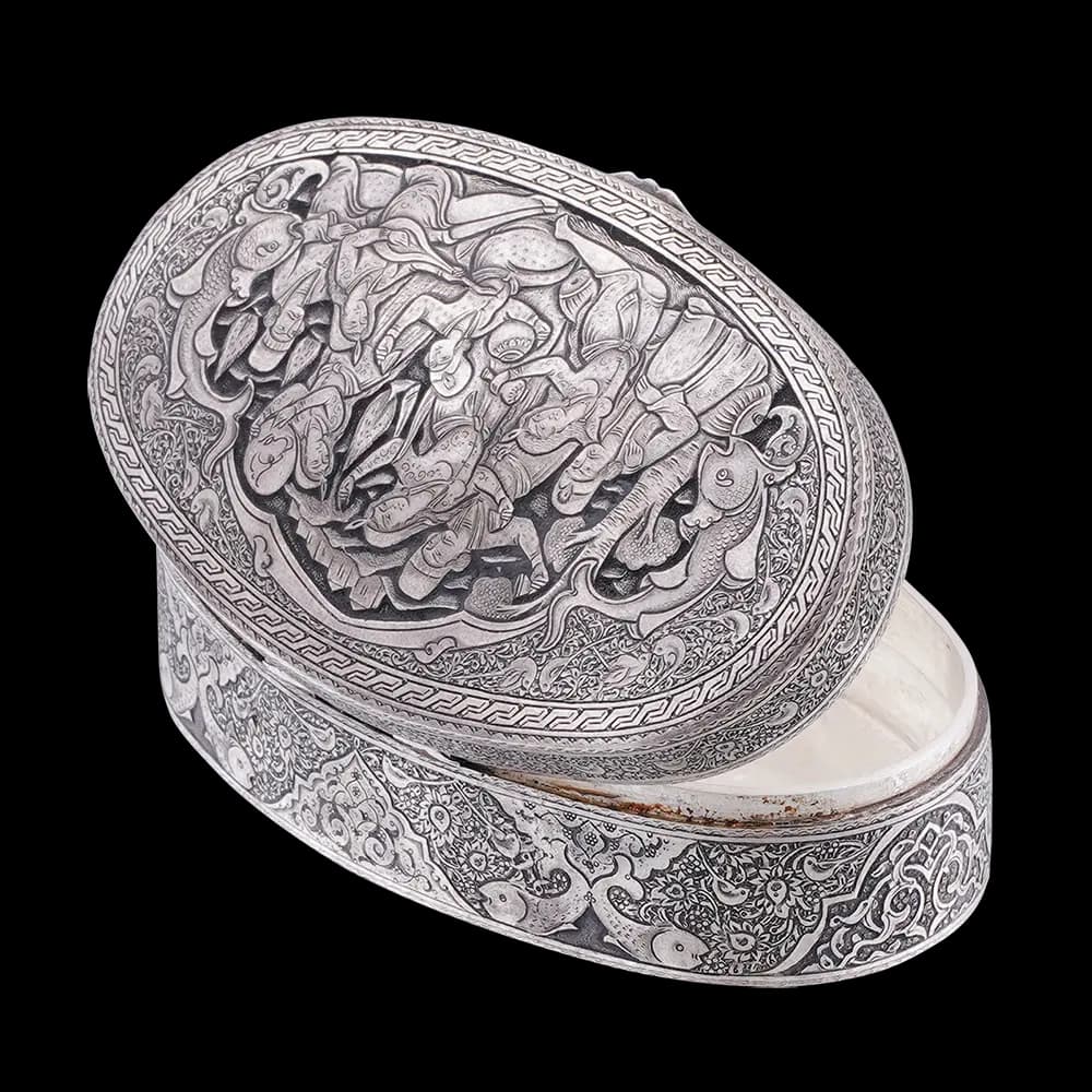 جعبه جواهرات قلمزنی