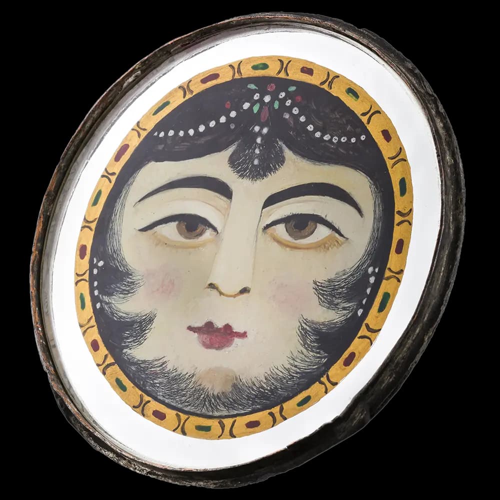 آینه قلم زنی و نقاشی روی شیشه