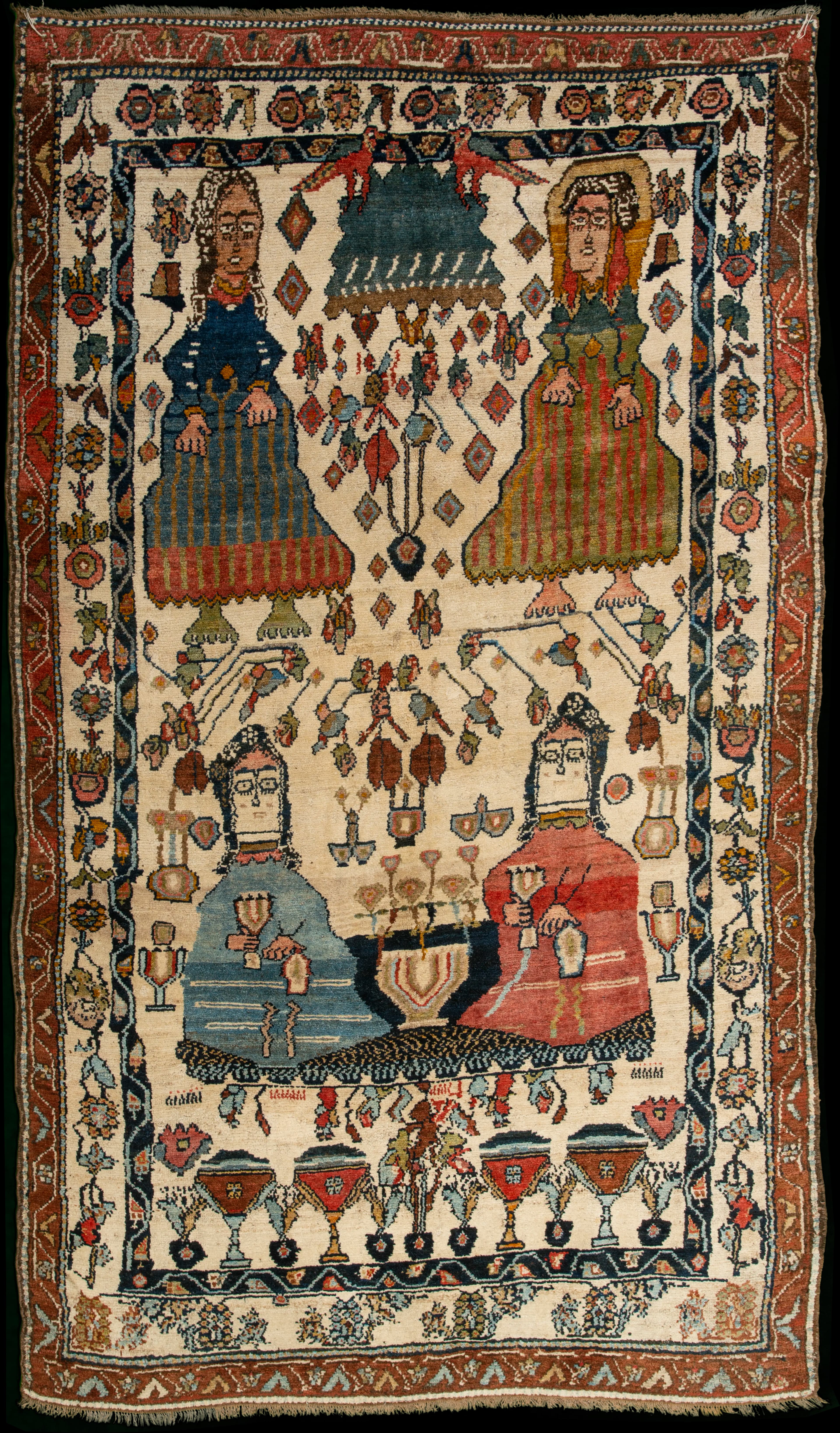 قالی یوسف و زلیخا قشقایی